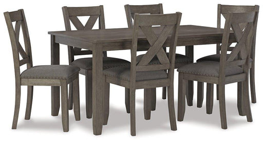 Caitbrook Dining Table and Chairs (Set of 7) - J. Patrick’s Furniture (Pooler, GA)