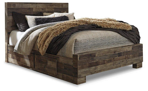Derekson Bed with 2 Side Storage - J. Patrick’s Furniture (Pooler, GA)