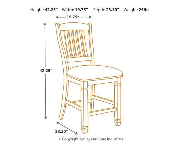 Bolanburg Counter Height Bar Stool - J. Patrick’s Furniture (Pooler, GA)