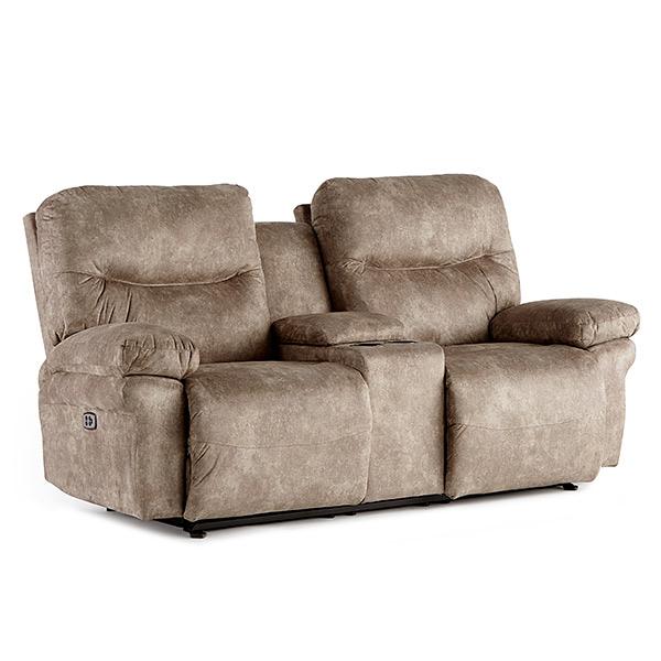 LEYA LOVESEAT POWER HEAD TILT ROCKER CONSOLE LOVESEAT - L670RY7 - J. Patrick’s Furniture (Pooler, GA)