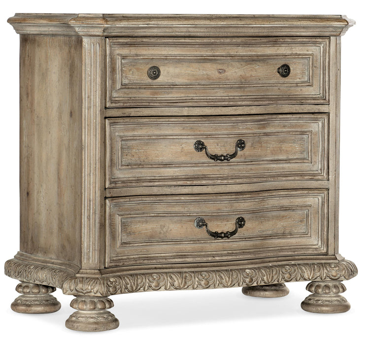 Castella Three Drawer Nightstand - J. Patrick’s Furniture (Pooler, GA)
