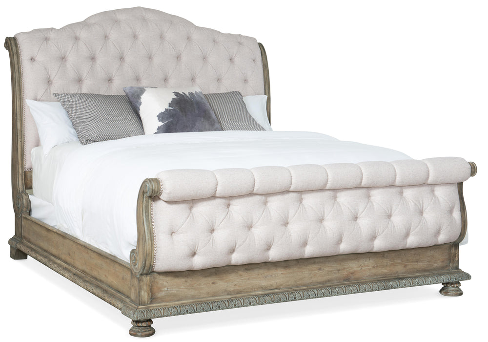 Castella King Tufted Bed - J. Patrick’s Furniture (Pooler, GA)