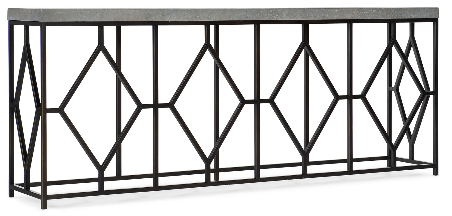 Ciao Bella Metal and Faux Concrete Console Table - J. Patrick’s Furniture (Pooler, GA)