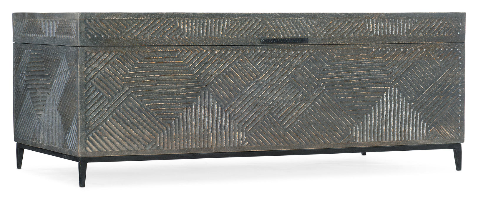 Commerce & Market Carved Chest Cocktail Table - J. Patrick’s Furniture (Pooler, GA)
