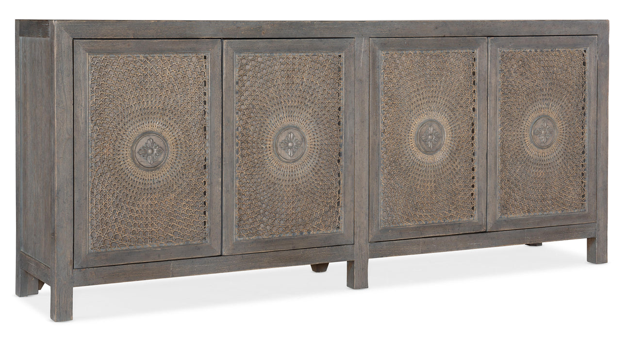 Melange Emmett Entertainment Console - J. Patrick’s Furniture (Pooler, GA)