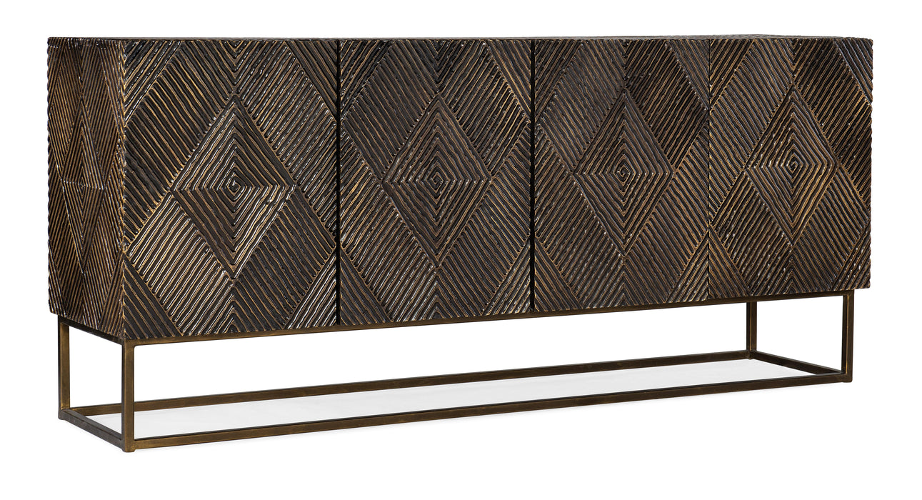 Melange Marcellus Four Door Credenza - J. Patrick’s Furniture (Pooler, GA)