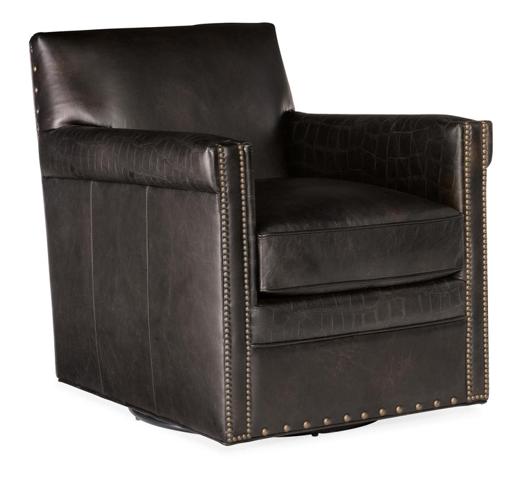 Potter Swivel Club Chair - CC719-SW-089 - J. Patrick’s Furniture (Pooler, GA)