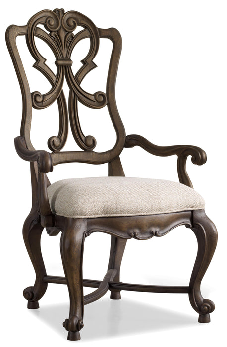 Rhapsody Wood Back Arm Chair - 2 per carton/price ea - J. Patrick’s Furniture (Pooler, GA)