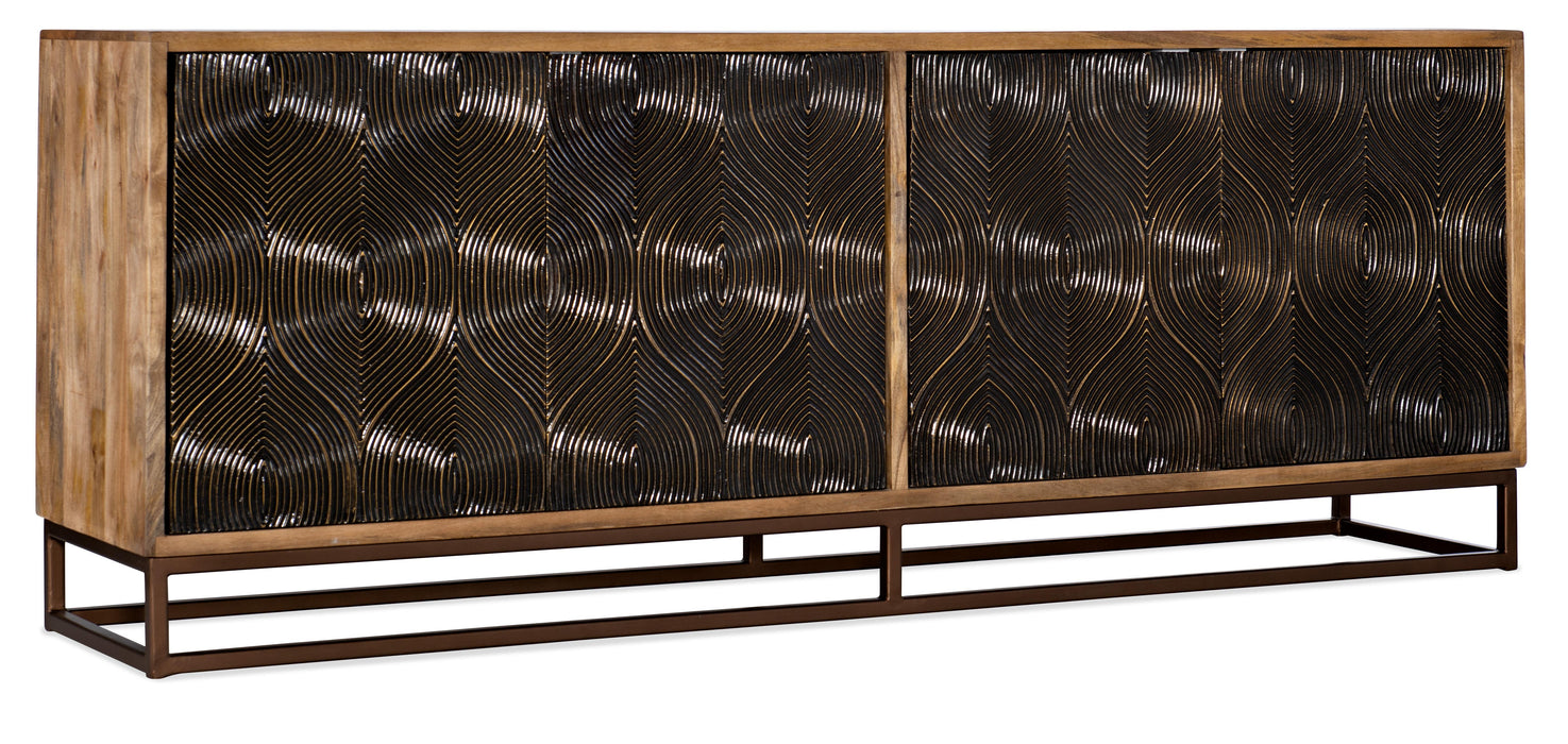 Swirl Door Entertainment Console - J. Patrick’s Furniture (Pooler, GA)