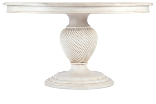 Traditions 54in Round Dining Table with One 20-inch Leaf - 5961-75201-02 - J. Patrick’s Furniture (Pooler, GA)