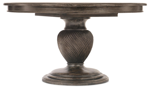 Traditions 54in Round Dining Table with One 20-inch Leaf - 5961-75201-89 - J. Patrick’s Furniture (Pooler, GA)