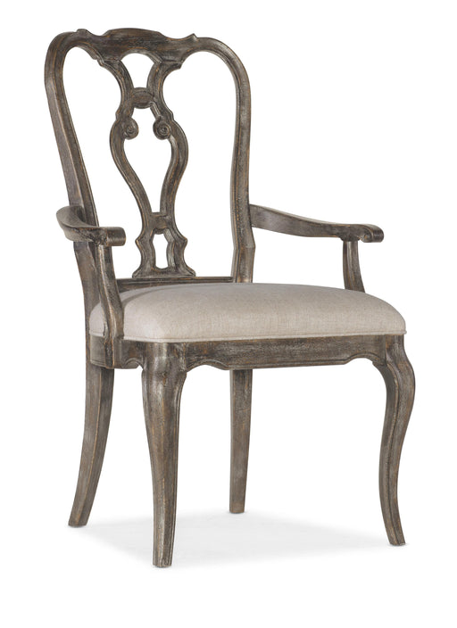 Traditions Wood Back Arm Chair 2 per carton/price ea - 5961-75400-89 - J. Patrick’s Furniture (Pooler, GA)