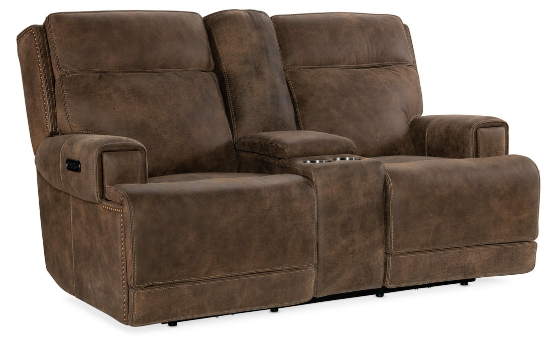 Wheeler Power Console Loveseat with Power Headrest - J. Patrick’s Furniture (Pooler, GA)