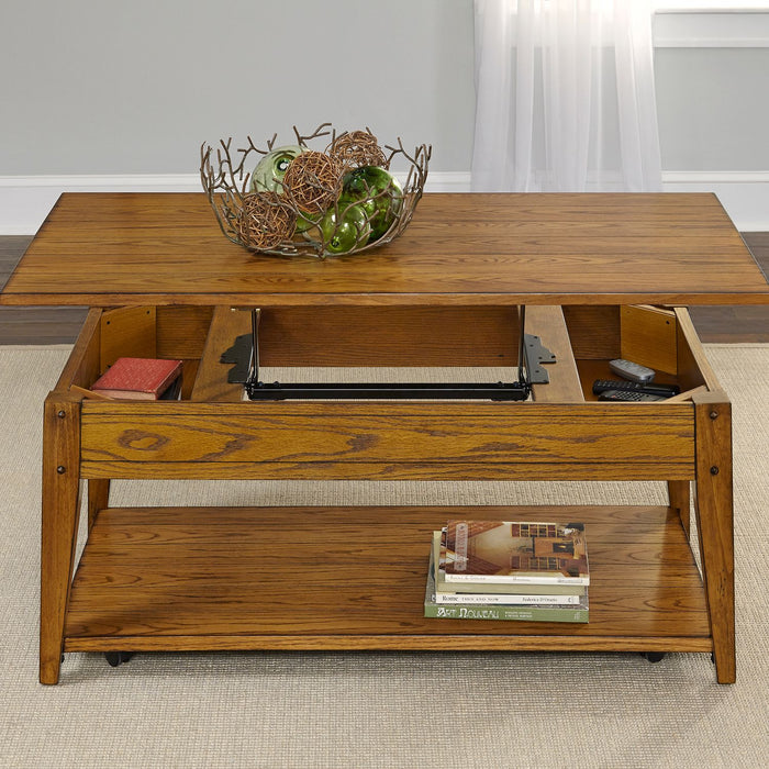 Lake House Lift Top Cocktail Table image