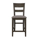 Liberty Furniture Double Bridge Splat Back Counter Chair (RTA) in Dark Chestnut (Set of 2) - J. Patrick’s Furniture (Pooler, GA)
