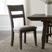Liberty Furniture Double Bridge Splat Back Side Chair (RTA) in Dark Chestnut (Set of 2) - J. Patrick’s Furniture (Pooler, GA)