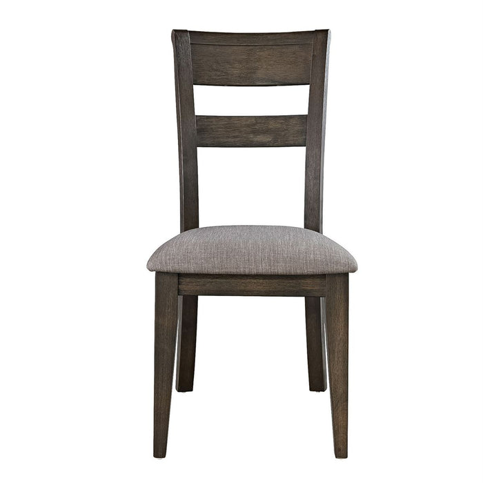 Liberty Furniture Double Bridge Splat Back Side Chair (RTA) in Dark Chestnut (Set of 2) - J. Patrick’s Furniture (Pooler, GA)