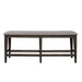 Liberty Furniture Double Bridge Counter Bench (RTA) in Dark Chestnut - J. Patrick’s Furniture (Pooler, GA)