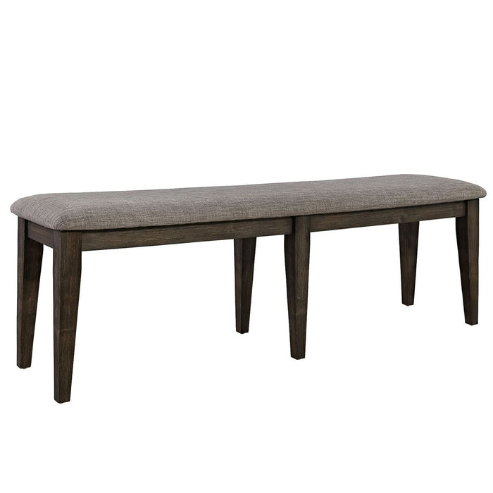 Liberty Furniture Double Bridge Bench (RTA) in Dark Chestnut - J. Patrick’s Furniture (Pooler, GA)