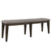 Liberty Furniture Double Bridge Bench (RTA) in Dark Chestnut - J. Patrick’s Furniture (Pooler, GA)