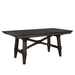 Liberty Furniture Double Bridge Trestle Table in Dark Chestnut - J. Patrick’s Furniture (Pooler, GA)