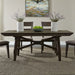Liberty Furniture Double Bridge Trestle Table in Dark Chestnut - J. Patrick’s Furniture (Pooler, GA)