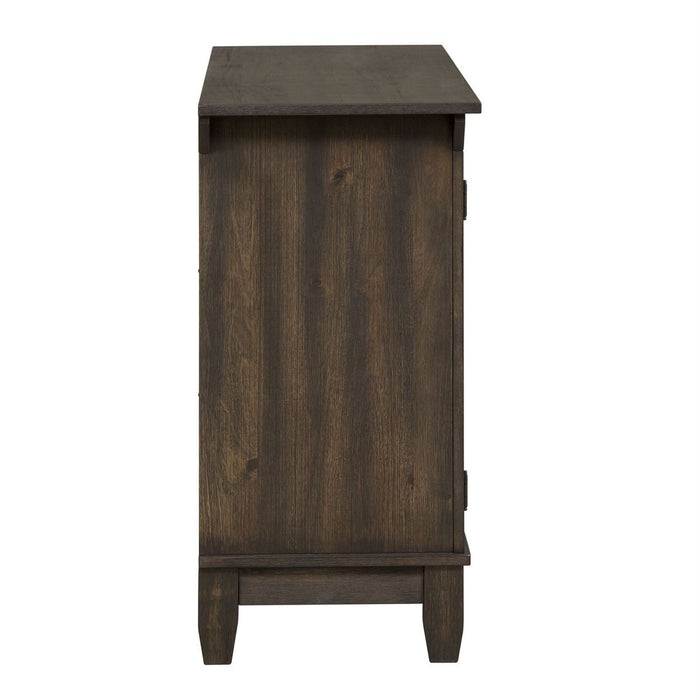 Liberty Furniture Double Bridge Sideboard in Dark Chestnut - J. Patrick’s Furniture (Pooler, GA)
