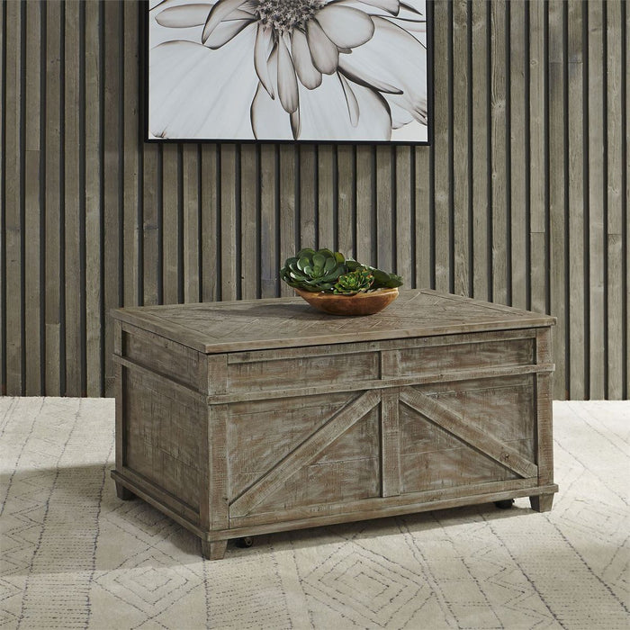 Liberty Parkland Falls Storage Trunk in Weathered Taupe - J. Patrick’s Furniture (Pooler, GA)