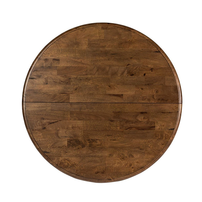 Liberty Furniture Carolina Crossing Oval Pedestal Table in Antique Honey - J. Patrick’s Furniture (Pooler, GA)