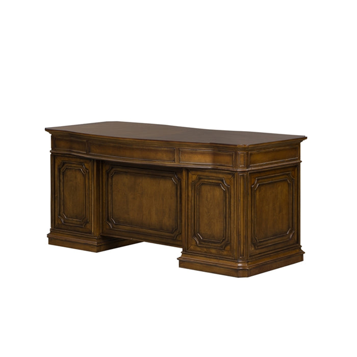 Liberty Amelia Jr Executive Desk in Antique Toffee - J. Patrick’s Furniture (Pooler, GA)