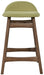 Liberty Furniture Space Saver 24" Counter Chair (Green) in Satin Walnut (Set of 2) - J. Patrick’s Furniture (Pooler, GA)