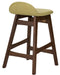 Liberty Furniture Space Saver 24" Counter Chair (Green) in Satin Walnut (Set of 2) - J. Patrick’s Furniture (Pooler, GA)