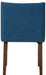 Liberty Furniture Space Saver Nido Chair (Blue) in Satin Walnut (Set of 2) - J. Patrick’s Furniture (Pooler, GA)