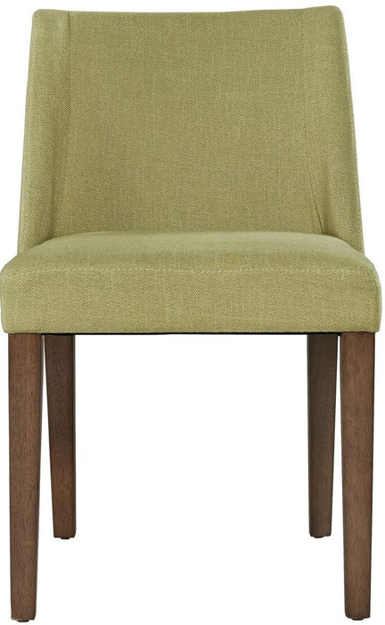 Liberty Furniture Space Saver Nido Chair (Green) in Satin Walnut (Set of 2) - J. Patrick’s Furniture (Pooler, GA)