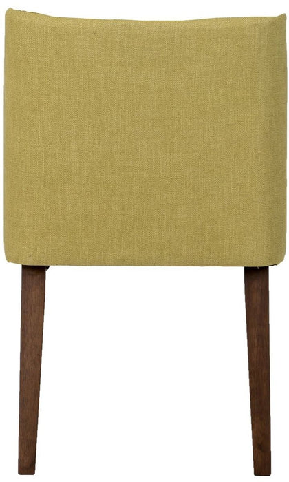 Liberty Furniture Space Saver Nido Chair (Green) in Satin Walnut (Set of 2) - J. Patrick’s Furniture (Pooler, GA)