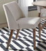Liberty Furniture Space Saver Nido Chair (Light Tan) in Satin Walnut (Set of 2) - J. Patrick’s Furniture (Pooler, GA)