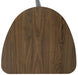 Liberty Furniture Space Saver Triangle Table in Satin Walnut - J. Patrick’s Furniture (Pooler, GA)