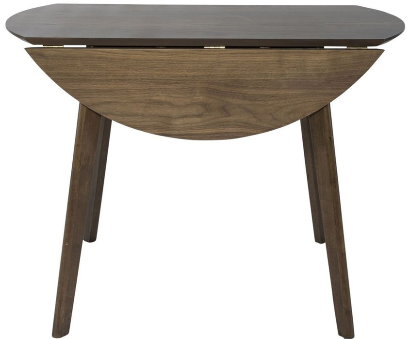 Liberty Furniture Space Saver Drop Leaf Table in Satin Walnut - J. Patrick’s Furniture (Pooler, GA)