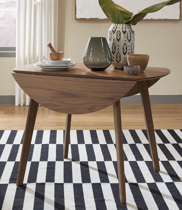Liberty Furniture Space Saver Drop Leaf Table in Satin Walnut - J. Patrick’s Furniture (Pooler, GA)