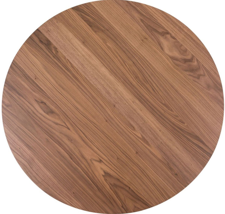 Liberty Furniture Space Saver Round Pedestal Table in Satin Walnut - J. Patrick’s Furniture (Pooler, GA)