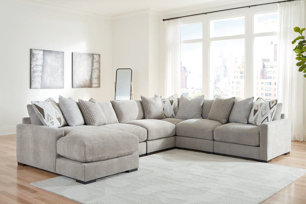 Aslan Court Sectional with Chaise - J. Patrick’s Furniture (Pooler, GA)