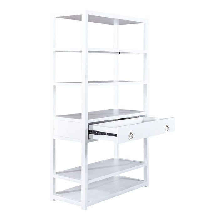 Liberty Furniture Midnight Accent Bookcase in Wire Brushed Denim - J. Patrick’s Furniture (Pooler, GA)