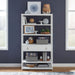 Liberty Furniture Midnight Accent Bookcase in Wire Brushed Denim - J. Patrick’s Furniture (Pooler, GA)