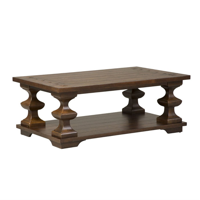 Liberty Sedona Cocktail Table in Kona Brown - J. Patrick’s Furniture (Pooler, GA)