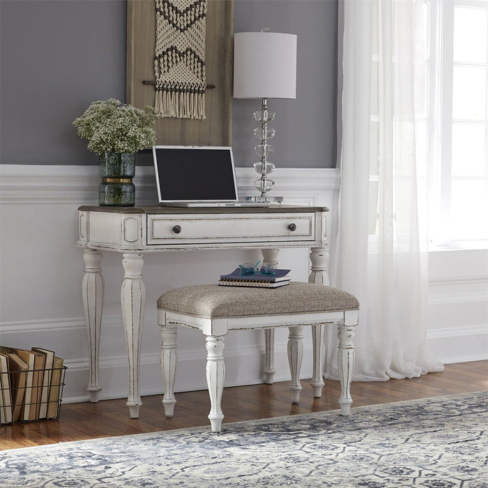 Liberty Magnolia Manor Accent Vanity Desk in Antique White - J. Patrick’s Furniture (Pooler, GA)