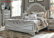 Liberty Magnolia Manor King Upholstered Panel Headboard in Antique White - J. Patrick’s Furniture (Pooler, GA)
