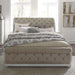 Liberty Magnolia Manor Queen Upholstered Sleigh Bed in Antique White - J. Patrick’s Furniture (Pooler, GA)