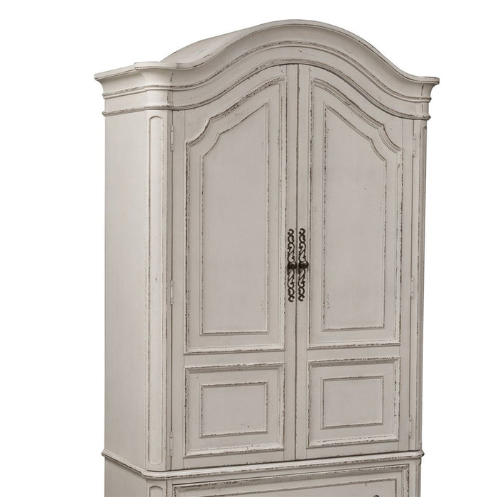 Liberty Magnolia Manor Armoire in Antique White/B - J. Patrick’s Furniture (Pooler, GA)