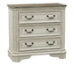 Liberty Magnolia Manor 3 Drawer Bedside Chest in Antique White - J. Patrick’s Furniture (Pooler, GA)