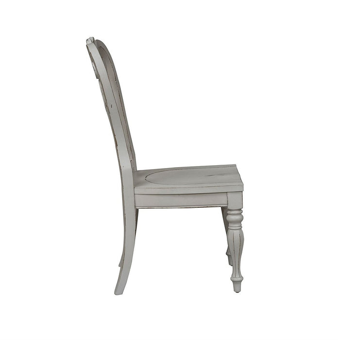 Liberty Furniture Magnolia Manor Splat Back Side Chair in Antique White (Set of 2) - J. Patrick’s Furniture (Pooler, GA)